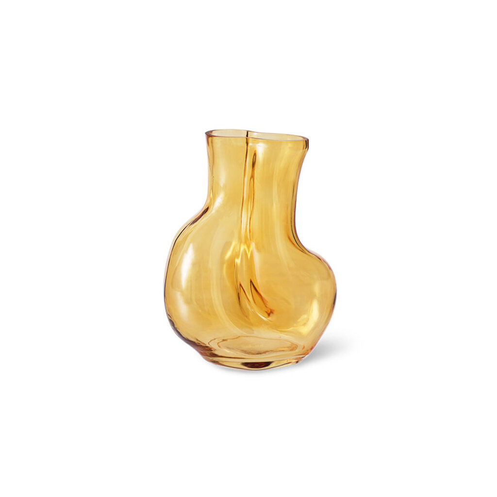 Vase Gleam Glass Amber (M)