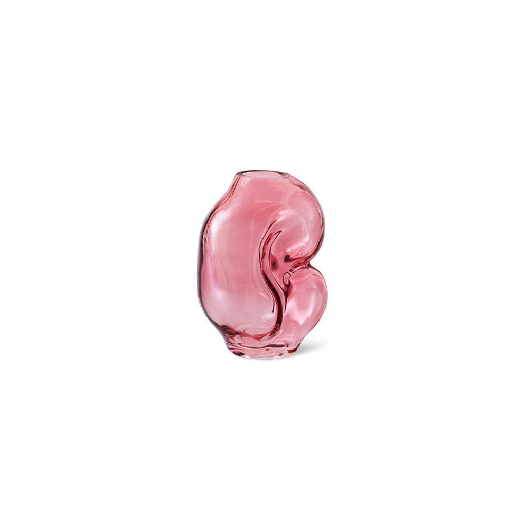 Vase Gleam Glass Rose (S)