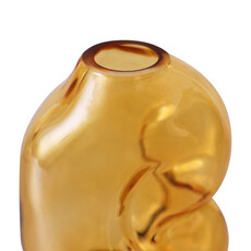 Vase Gleam Glass Amber (S)