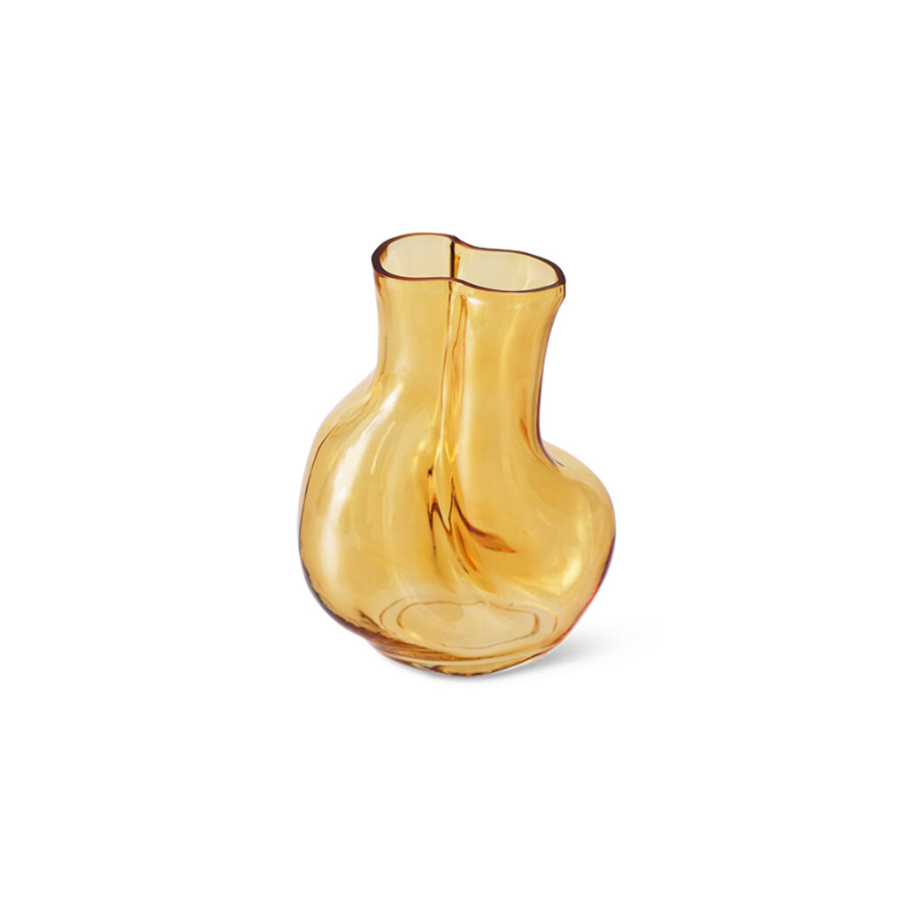 Vase Gleam Glass Amber (M)