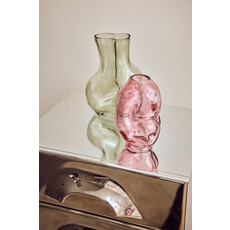 Vase Gleam Glass Rose (S)