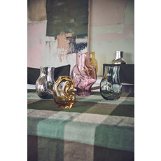 Vase Gleam Glass Rose (L)
