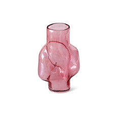 Vase Gleam Glass Rose (L)