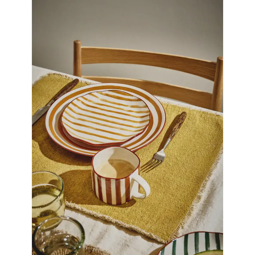 Dinner Plate Mykonos Yellow