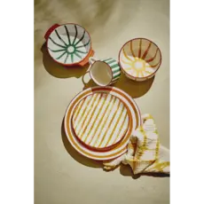 Dinner Plate Mykonos Yellow