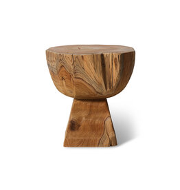 Stool Wood Arched