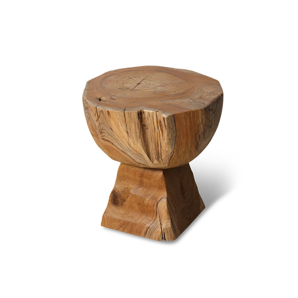 Stool Wood Arched