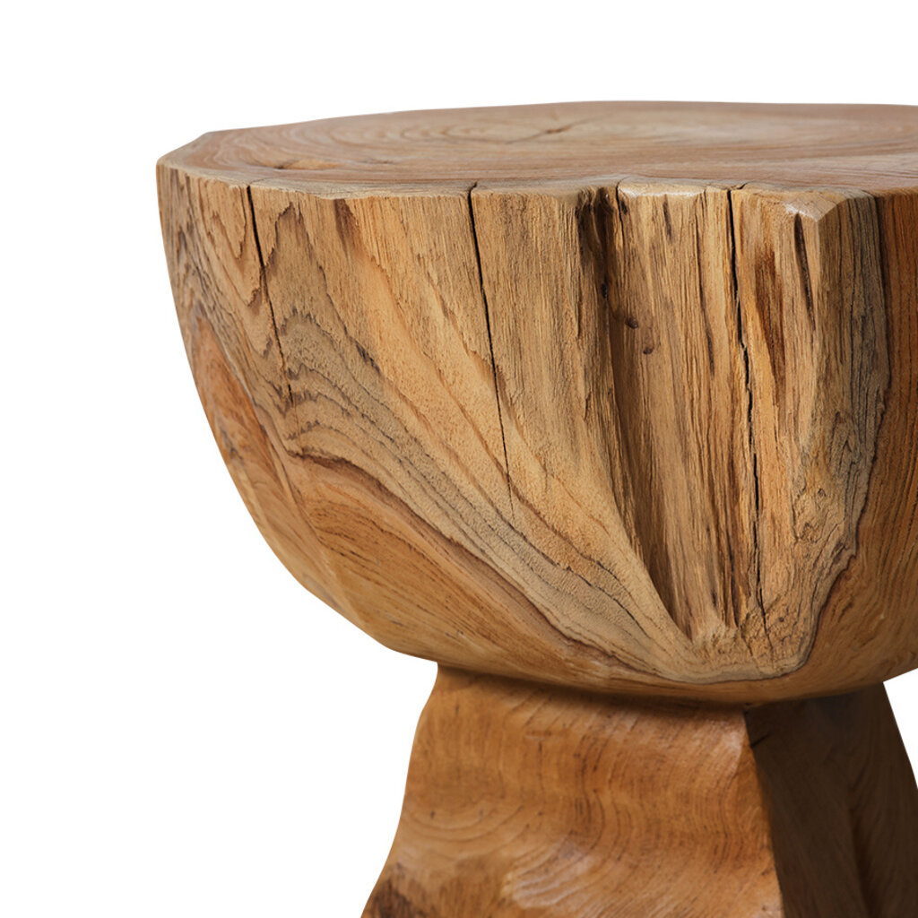 Stool Wood Arched