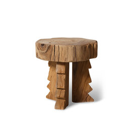 Stool Wood Carved