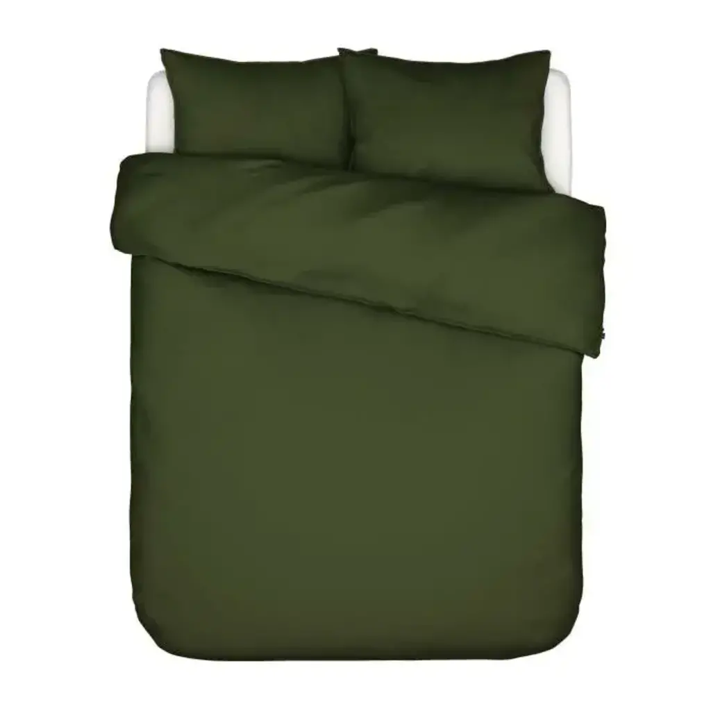 Dekbedovertrek Minte Moss Green
