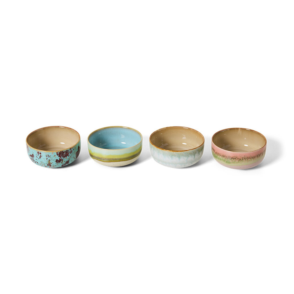 70s Dessert Bowls Impression