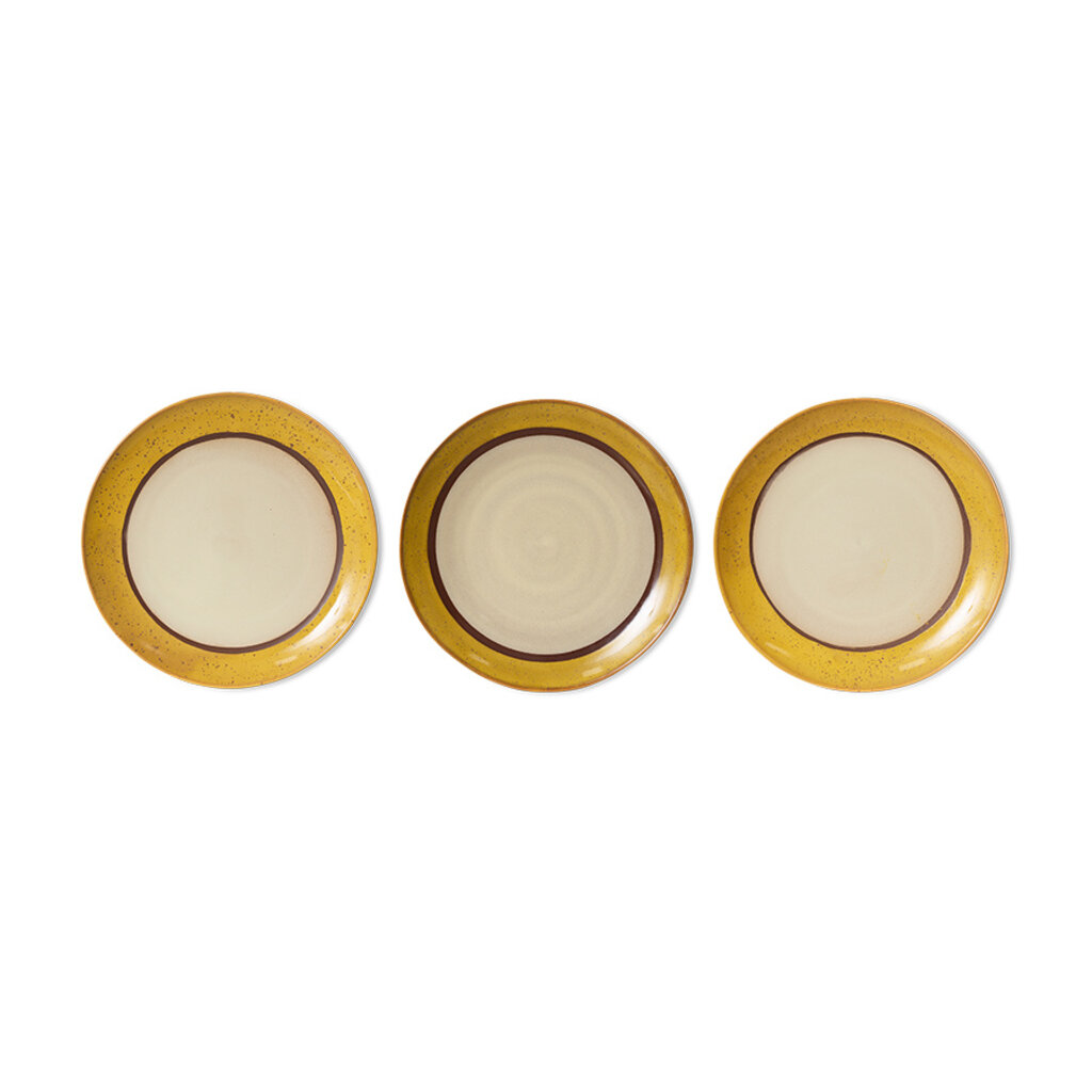 70s Dinner Plates Coconut