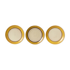 70s Dinner Plates Coconut