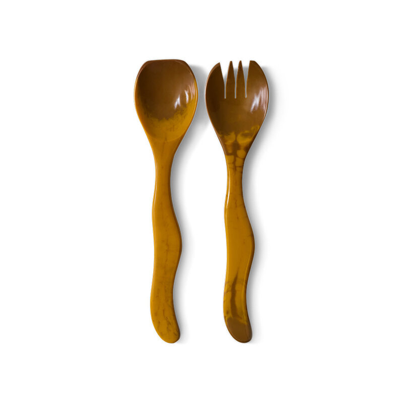 Salad Cutlery Ochre