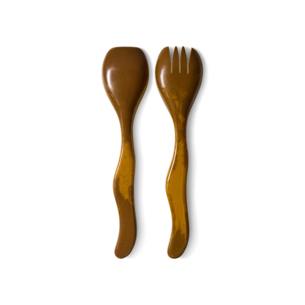 Salad Cutlery Ochre