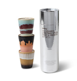 70s Christmas Candles Frost & Firewood