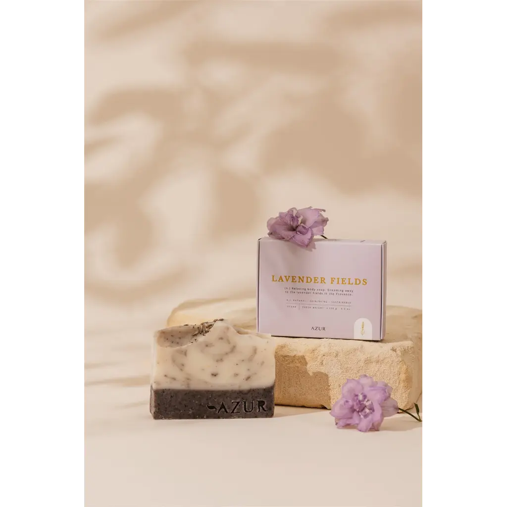 Natural Soap Bar Lavender Fields
