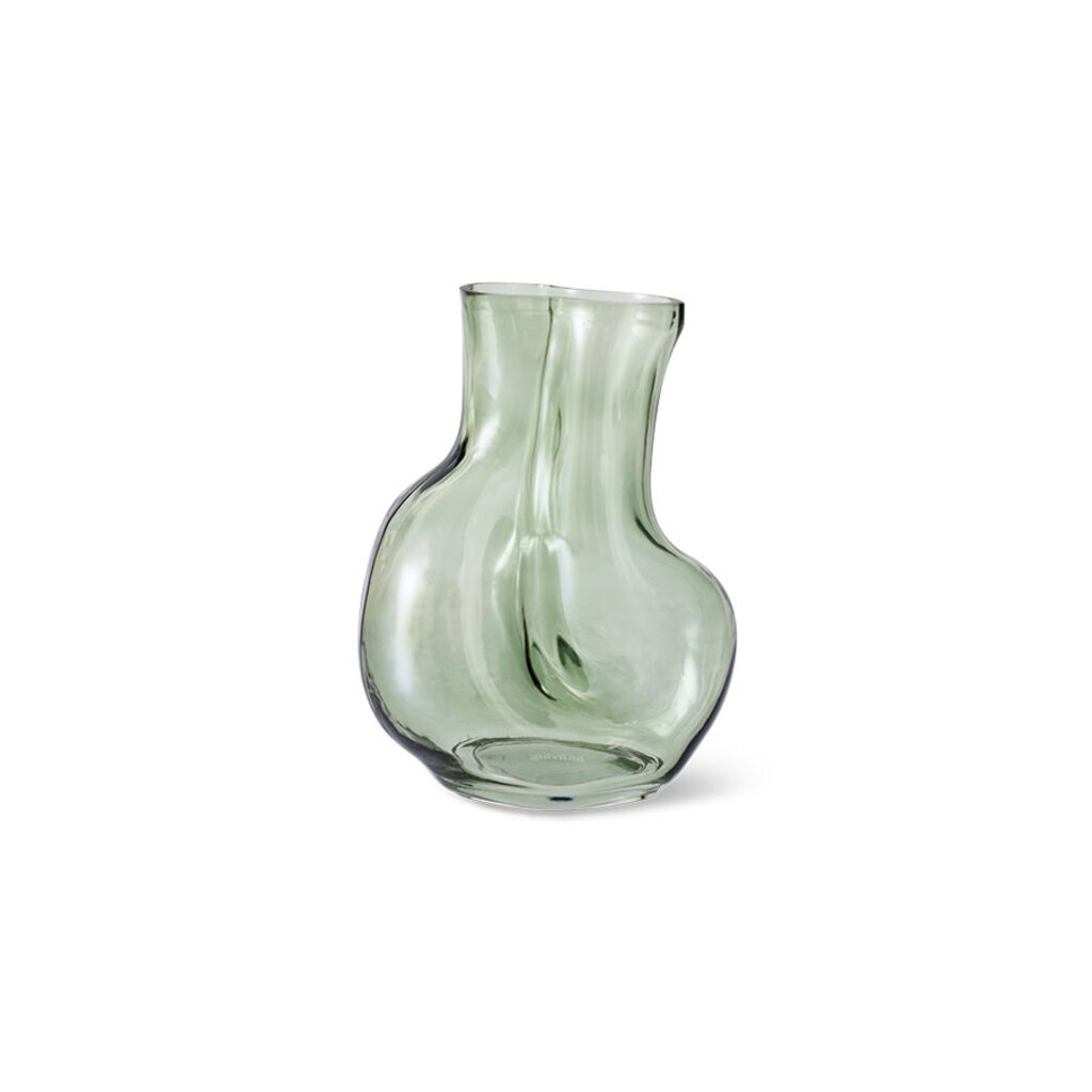 Vase Gleam Glass Olive (M)