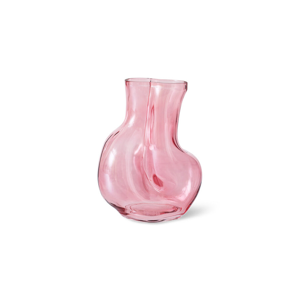 Vase Gleam Glass Rose (M)