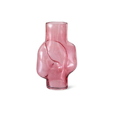 Vase Gleam Glass Rose (L)