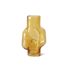 Vase Gleam Glass Amber (L)