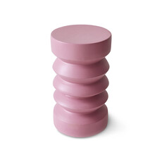 Stoneware Side Table Pink