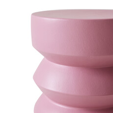 Stoneware Side Table Pink