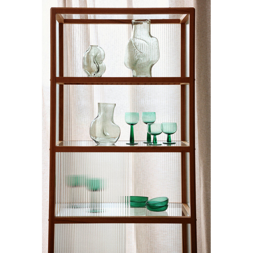 Vase Gleam Glass Olive (S)