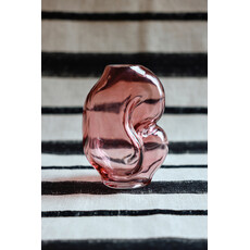 Vase Gleam Glass Rose (S)