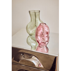 Vase Gleam Glass Rose (S)