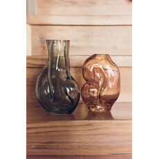 Vase Gleam Glass Olive (M)