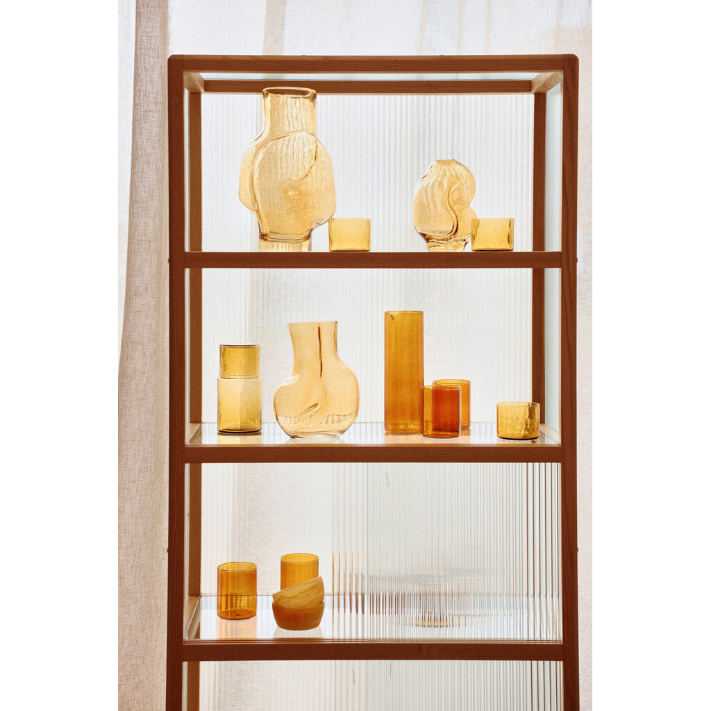 Vase Gleam Glass Amber (L)