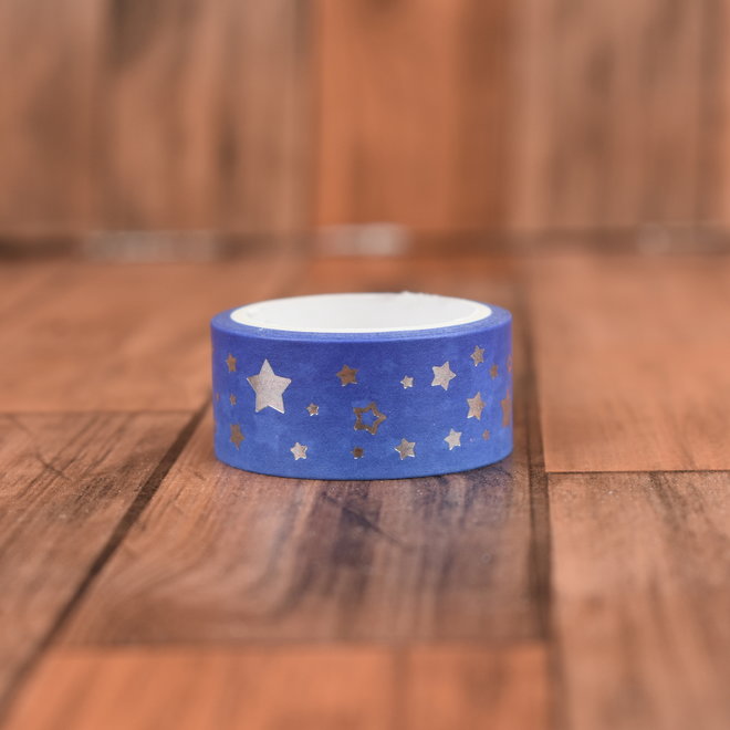 Washi tape | Blauwe sterrenhemel