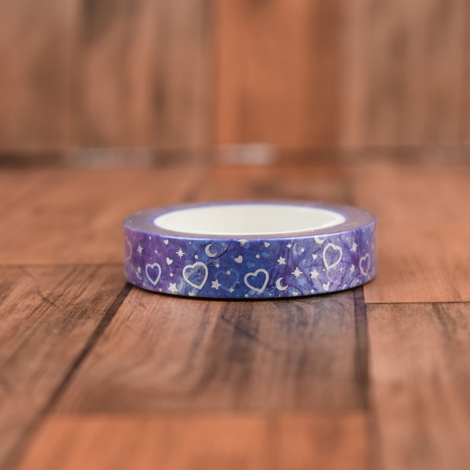 Washi tape | Dunne heart galaxy