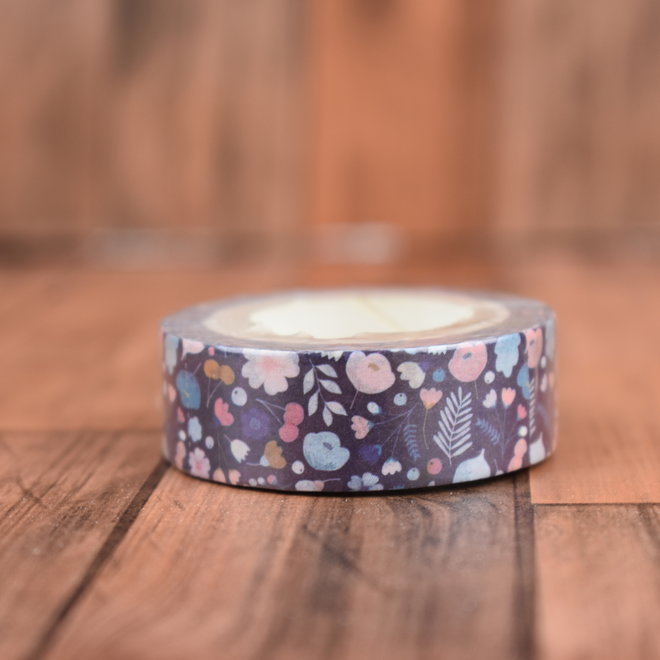 Washi tape | Pink flower field