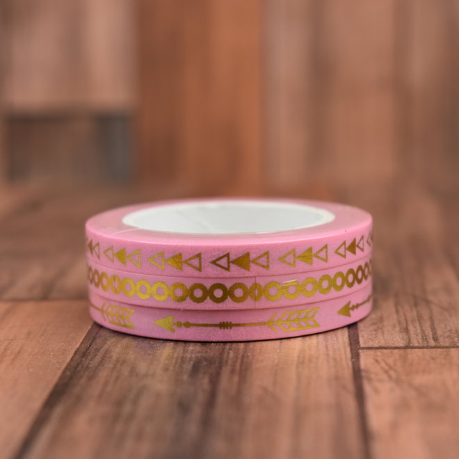 Washi tape | Roze mini's - set