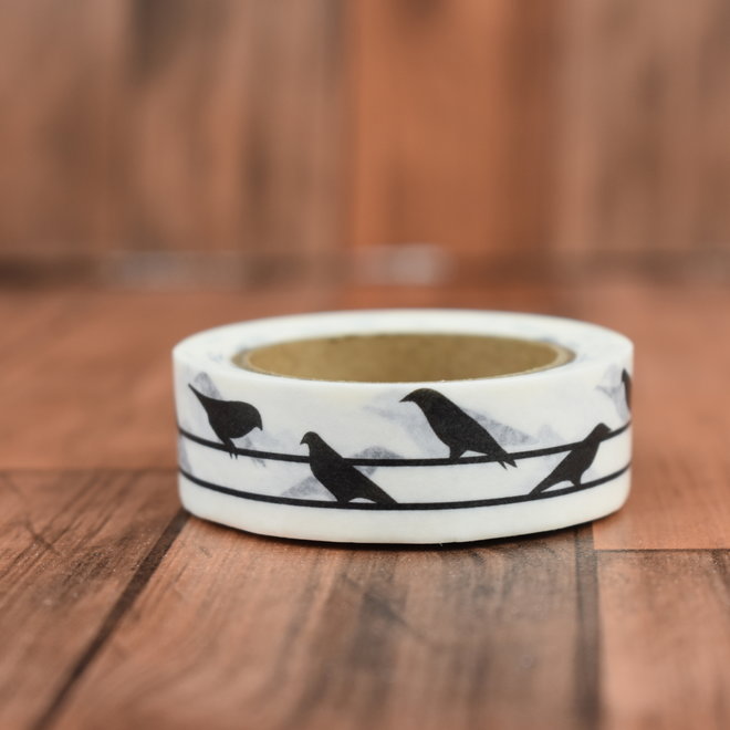 Washi tape | Black bird