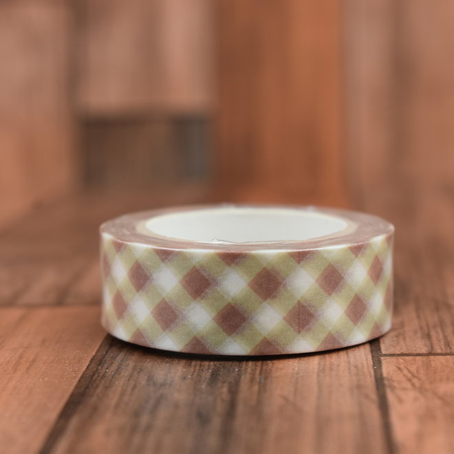 Washi tape | Vintage ruiten kleed