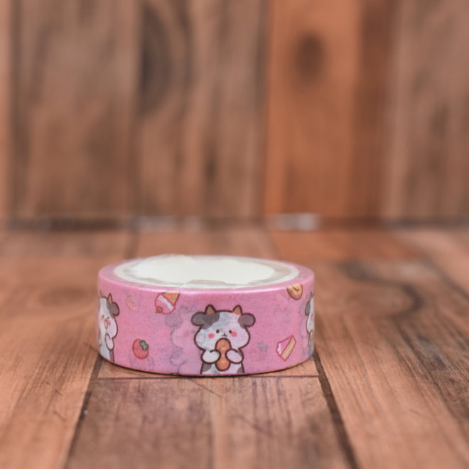 Washi tape | Pink kawaii koe