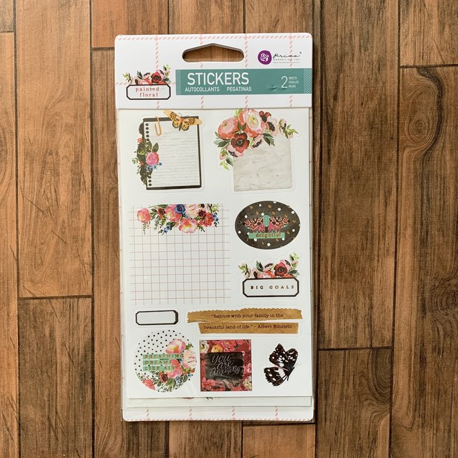 Stickers | Painted floral - Prima marketing