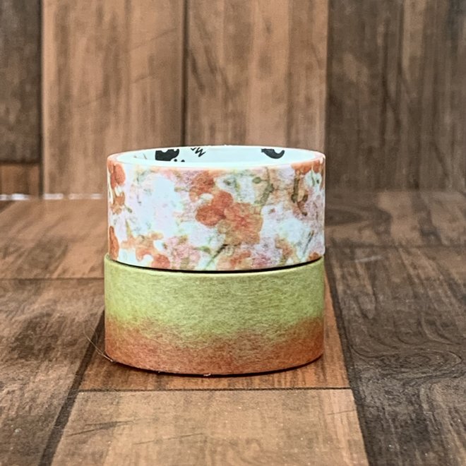 Washi tape | Orange flower