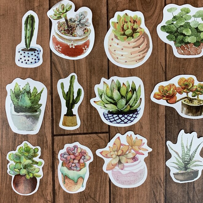 Sticker | Huis planten