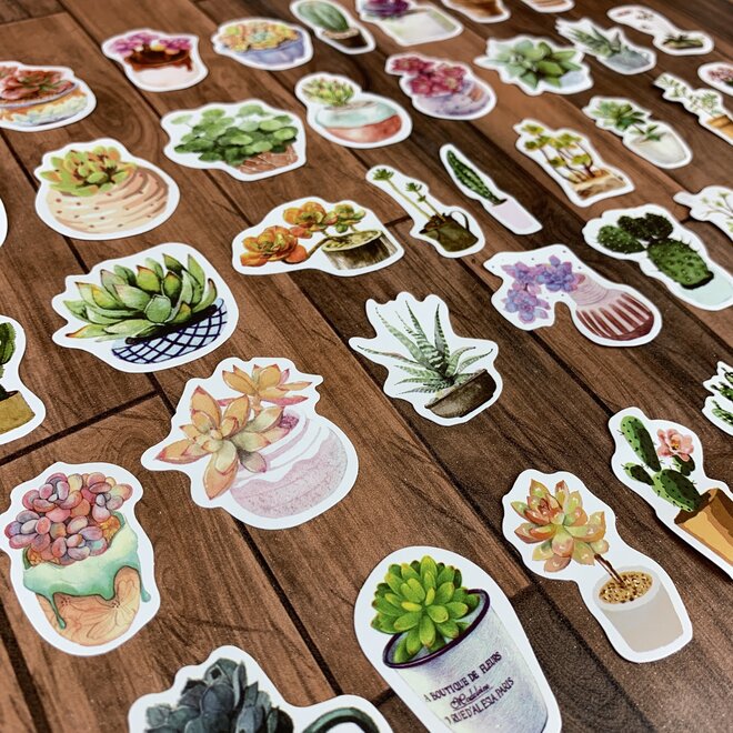 Sticker | Huis planten