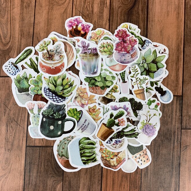 Sticker | Huis planten