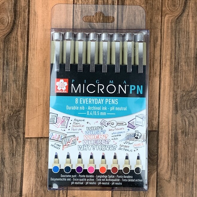 Sakura | Colour Micron 8 Everyday pens - PN