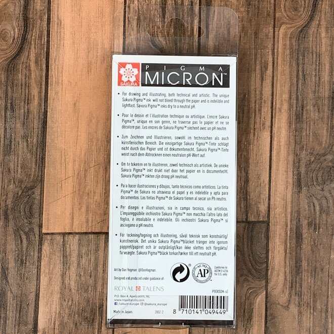Sakura | micron 6 fineliners