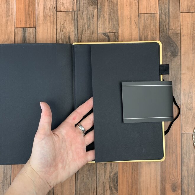 Mijn Black Journal | Gold velvet