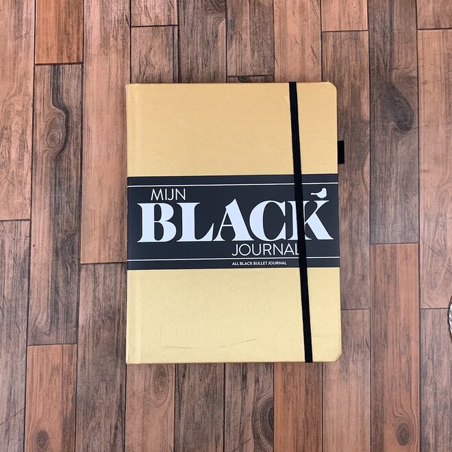 Mijn Black Journal | Gold velvet