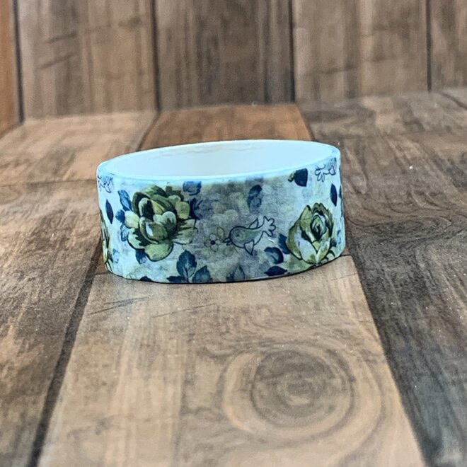 Washi tape | Blue roses