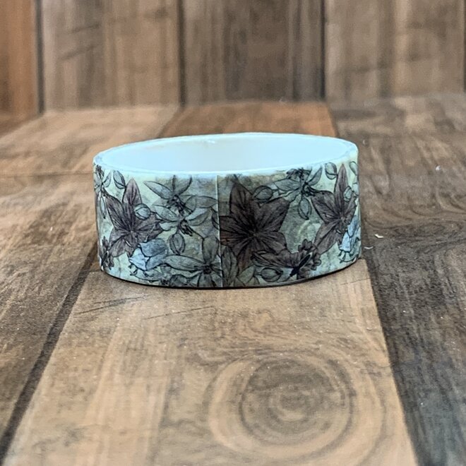 Washi tape | Beige star flower